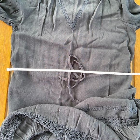 Beautifully braided detail Maje dress in Navy Blue Size 3 (Maje) EUC - Picture 12 of 16